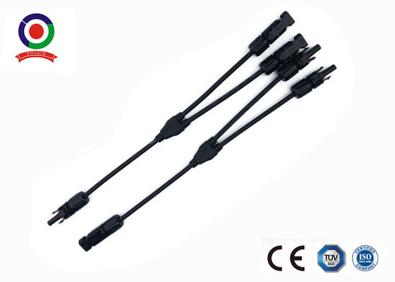 Y Type Male & Female PV Solar Panel Branch Connector